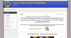 Desktop Screenshot of lions-kamen.de